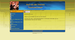 Desktop Screenshot of aadvanderhoeven.nl